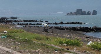 Italy, Pompeii, Rovigliano beach