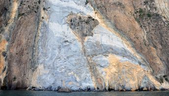 Italy, Ponza, Cala del Core beach