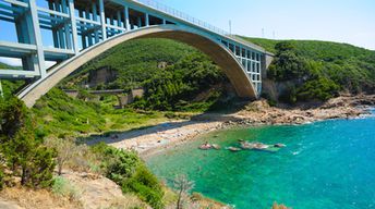 Italy, Tuscany, Calignaia beach