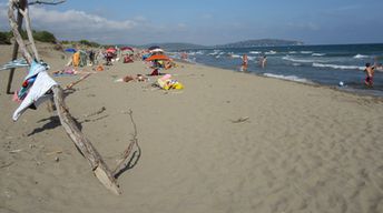 Italy, Tuscany, Feniglia beach