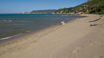 Italy, Tuscany, Fonteblanda beach