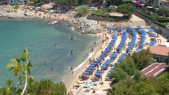 Italy, Tuscany, Giglio, Cannelle beach