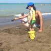 Italy, Tuscany, Marina di Castagneto Carducci beach