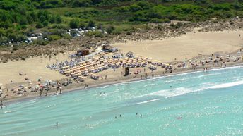 Italy, Tuscany, Marina di Grosseto beach