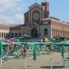 Lazio, Nettuno beach, church