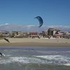 Lazio, Passo Oscuro beach, kitesurfing