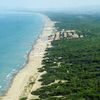 Marina di Castagneto Carducci beach, aerial