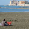 Marina di San Nicola beach, Palo Laziale castle