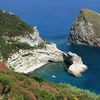 Ponza, Bagno Vecchio beach, view from top