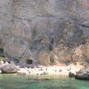 Ponza, Cala Felce beach, view from water