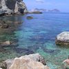 Ponza, Cala Fonte beach, clear water