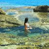 Ponza, Cala Gaetano beach, pool in rocks