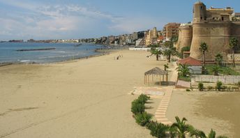 Rome, Nettuno beach, Forte Sangallo