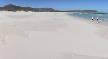 South Africa, Cape Town, Noordhoek beach, white sand