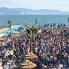 Torre Annunziata, Lido Rinascenza, beach party