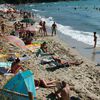 Tuscany, Cala Violina beach, crowd