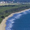 Tuscany, Fonteblanda beach, aerial (up)