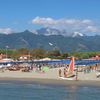 Tuscany, Forte Dei Marmi beach, view from water