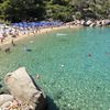 Tuscany, Giglio, Caldane beach, view from boat