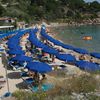 Tuscany, Giglio, Cannelle beach, parasols