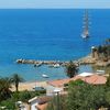Tuscany, Giglio, Giglio Campese beach, palms
