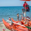 Tuscany, Marina di Carrara beach, lifeguard