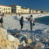 Tuscany, Marina di Pisa beach, rocks