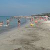 Tuscany, Mazzanta beach, wet sand