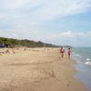 Tuscany, Rocchette beach, wet sand