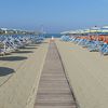 Tuscany, Viareggio beach, pathway