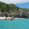 Venezuela, Playa Mayorquina beach, cliffs