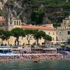 Amalfi, Marina Grande beach, view from water