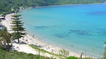 Italy, Agropoli, Baia di Trentova beach