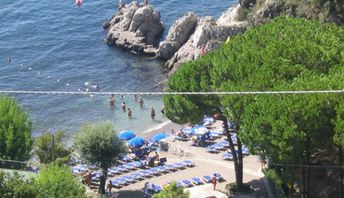 Italy, Amalfi, Marina d'Albori beach