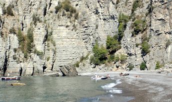 Italy, Amalfi, Tordigliano beach