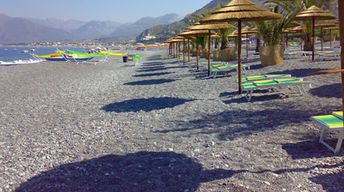 Italy, Basilicata, Praia A Mare beach