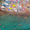 Italy, Cala di Furore beach, clear water
