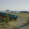 Italy, Calabria, Archi beach, grass