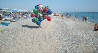 Italy, Calabria, Badolato Marina beach