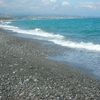 Italy, Calabria, Bianco beach, water edge