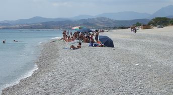 Italy, Calabria, Bovalino Marina beach