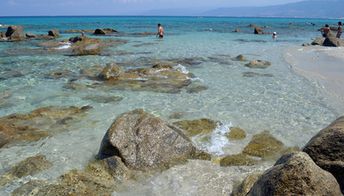 Italy, Calabria, Briatico beach