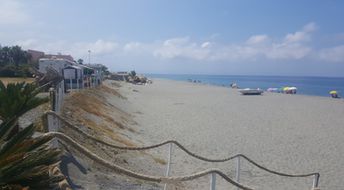 Italy, Calabria, Falerna Marina beach