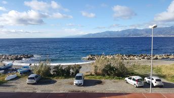 Italy, Calabria, Gallico Marina beach