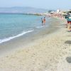 Italy, Calabria, Gallico Marina beach, sand