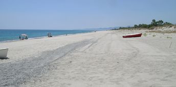 Italy, Calabria, Locri beach