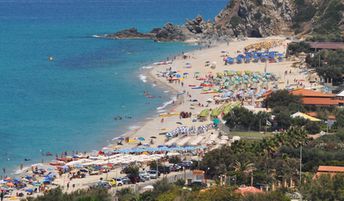 Italy, Calabria, Marina di Zambrone beach