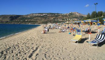 Italy, Calabria, Nicotera Marina beach