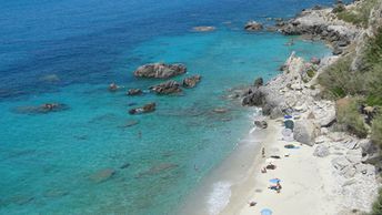 Italy, Calabria, Parghelia, Michelino beach