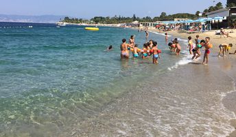 Italy, Calabria, Pentimele beach